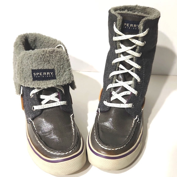 Sperry Shoes - Sperry Top-Sider Abacos Silver Gray Wool Versatile Sneakers Size 7M